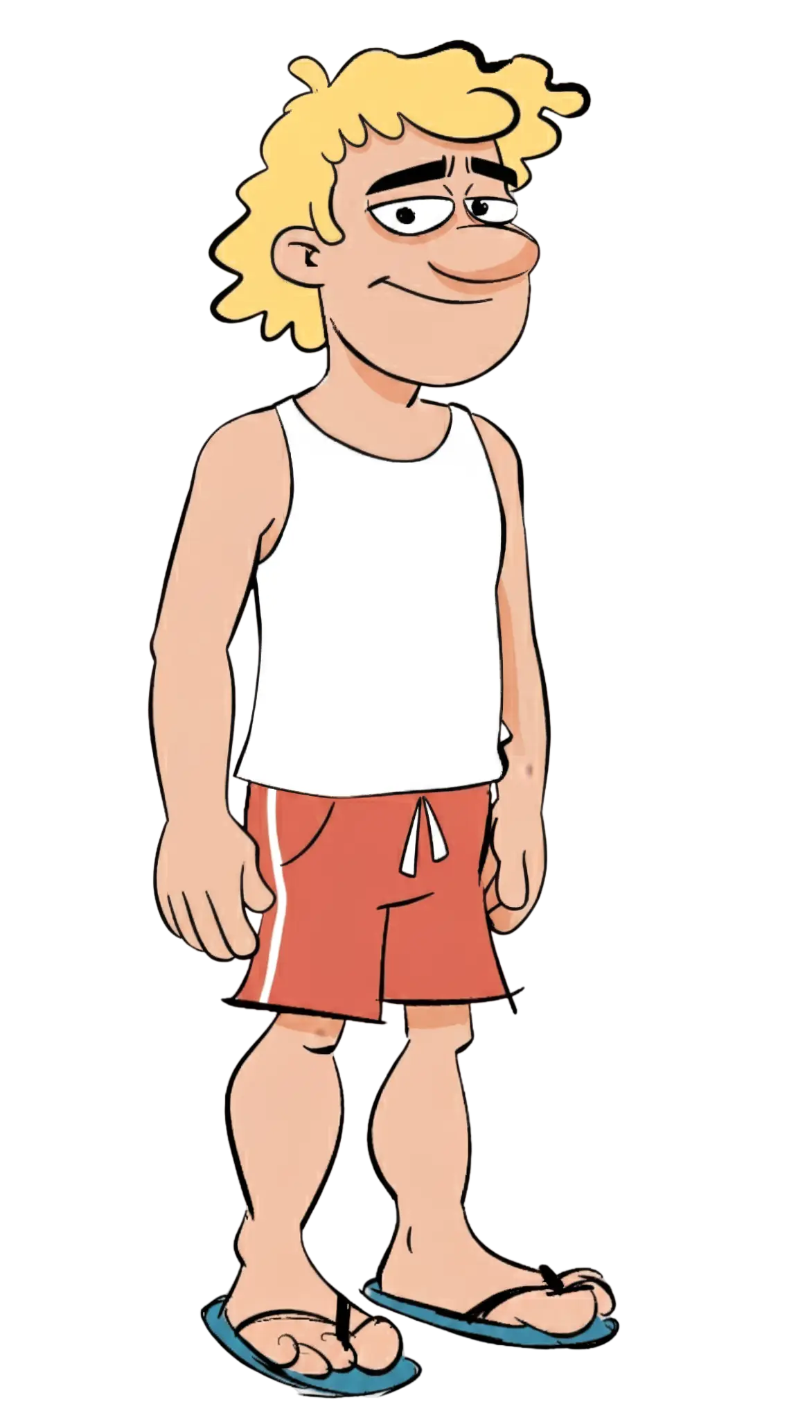 Brown character illustration